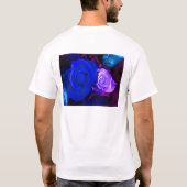 T-shirt Rose bleu de pourpre (Dos)
