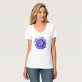 T-shirt Rose bleue (Devant entier)
