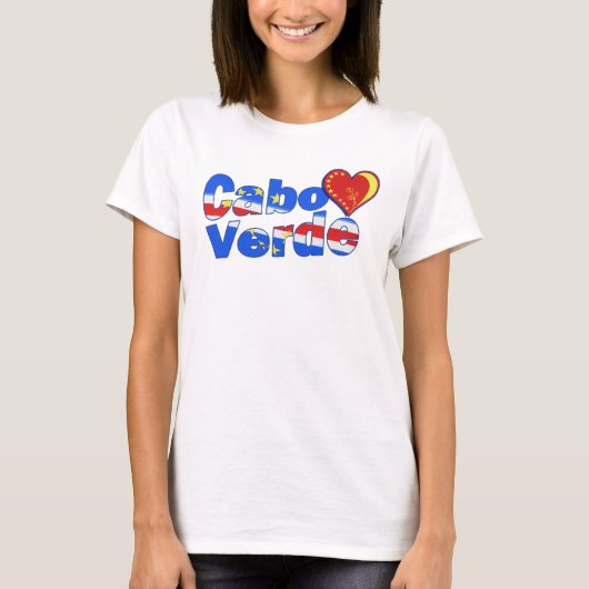 T-shirt Rose Cabo Verde (Devant)