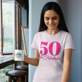 T-shirt Rose Chaud 50 & Fabuleux