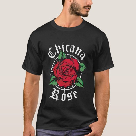 T-shirt Rose Chicana Chicana (Devant)