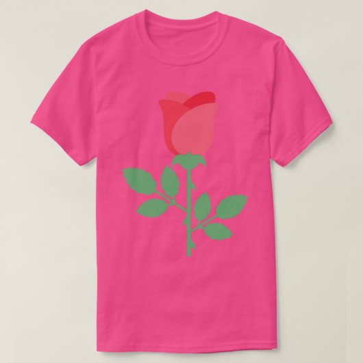 T-shirt Rose coloré mignon (Design devant)