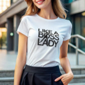 T-shirt rose comme une patronne