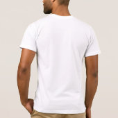 T-shirt rose de blanc de logo de Gabriel (Dos)