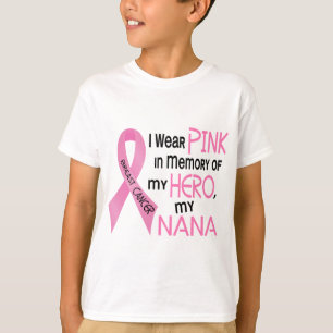 T-shirt ROSE de cancer du sein DANS la MÉMOIRE de MA NANA