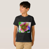 T-shirt Rose de carême rose, (Devant entier)