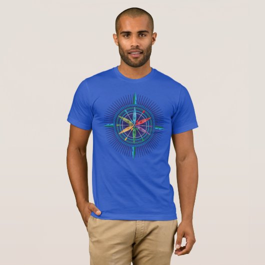 T-shirt Rose de Compass Kayak (Devant entier)