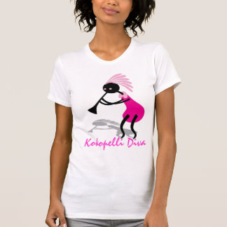 T-SHIRT ROSE DE DIVA DE KOKOPELLI