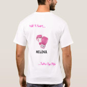 T-shirt Rose de HLHS-Combat (Dos)