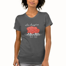 T-shirt rose de Los Angeles