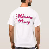 T-shirt Rose de manuscrit de SG (COMMANDE À FAÇON) (Dos)