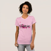 T-shirt Rose de nid de moineaux (Devant entier)