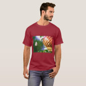 T-shirt Rose de Noël blanche (Devant entier)