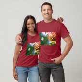T-shirt Rose de Noël blanche (Unisexe)
