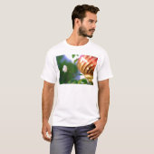 T-shirt Rose de Noël blanche (Devant entier)