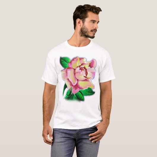 T-shirt Rose de paix (Devant entier)
