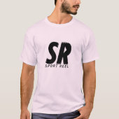 T-SHIRT ROSE DE SPORTREEL AVEC LE LOGO ORIGINAL (Devant)