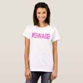 T-SHIRT ROSE DE SWAGG (Devant entier)