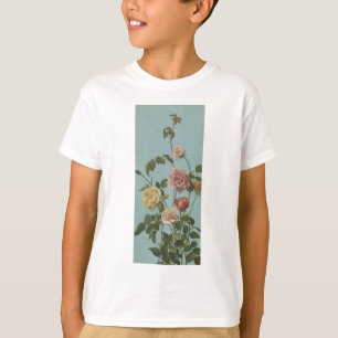 T-shirt Rose de thé vintage et Roses bleus