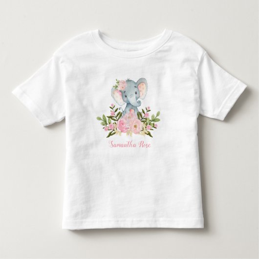 T-shirt rose d'enfant en bas âge d'anniversaire (Devant)