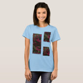 T-shirt Rose d'été Motif  (Devant entier)