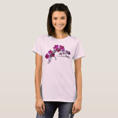 T-shirt Rose d'orchidées (Devant entier)