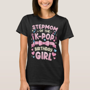 T-shirt rose drôle « Belle-maman de la fille d'ann