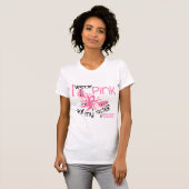 T-shirt ROSE d'USAGE du cancer du sein I POUR MA SOEUR 45 (Devant entier)