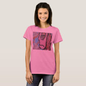 T-SHIRT ROSE EFFRAYANT (Devant entier)