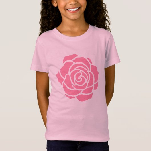 T-shirt rose (enfant) (Devant)