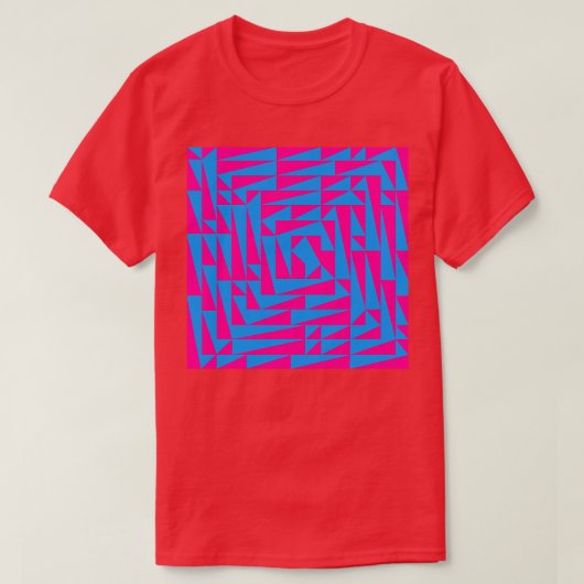 T-shirt Rose et bleu (Design devant)