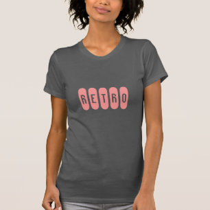 T-shirt rose et gris rétro par Heard_