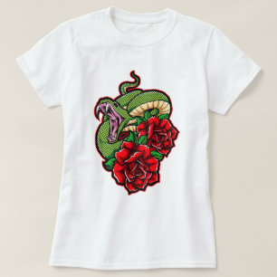 T-shirt Rose et Viper