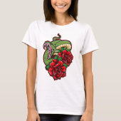 T-shirt Rose et Viper (Devant)