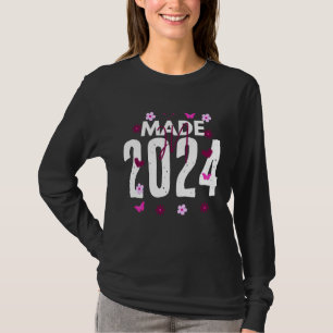 T-shirt Rose Fabriqué En Année Âge Personnalisé Anniversai