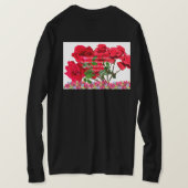 T-shirt Rose Flower Natural Image - Botanical Garden (Design dos)