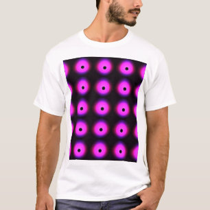 T-shirt Rose foncé Abstrait : brillant sans joint