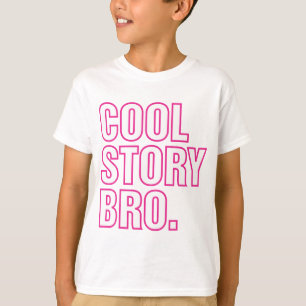 T-shirt rose frais de bro d'histoire