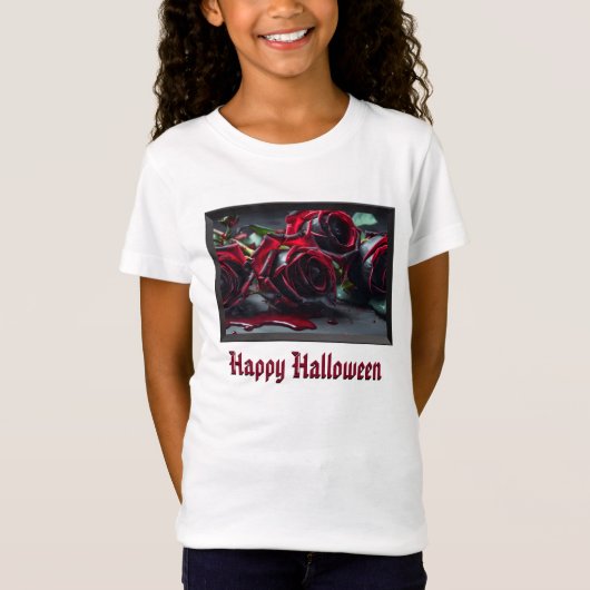 T-Shirt Rose gothique (Devant)