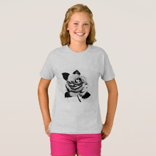 T-shirt rose gravé pour enfants