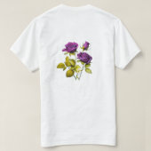 T-shirt Rose Image -Mystical Elegance Floral Illustration (Design dos)