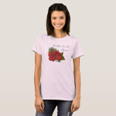 T-shirt Rose irlandais sauvage (Devant entier)