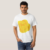 T-shirt Rose jaune (Devant entier)
