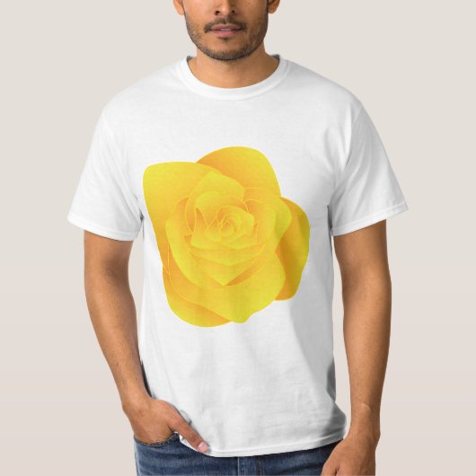 T-shirt Rose jaune (Devant)