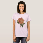 T-shirt Rose jaune (Devant entier)