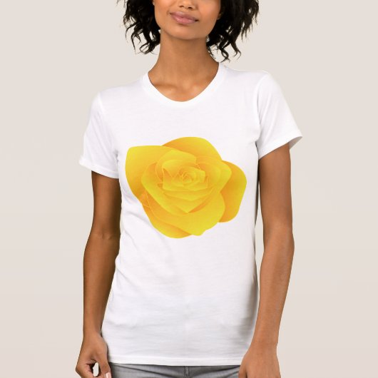 T-shirt Rose jaune (Devant)
