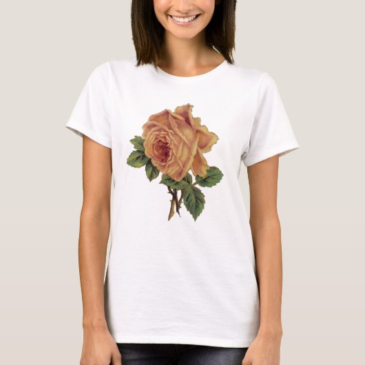 T-shirt Rose jaune (Devant)