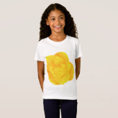 T-Shirt Rose jaune (Devant entier)