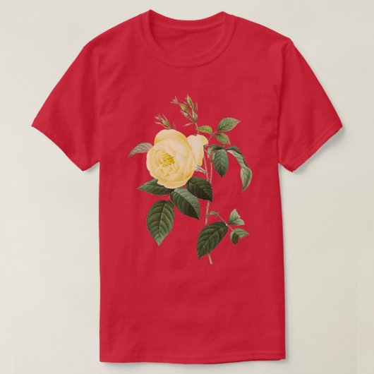 T-shirt Rose jaune (Design devant)