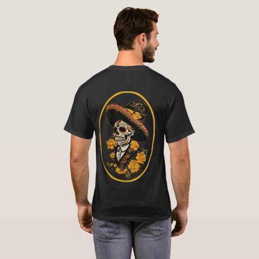 T-shirt Rose jaune du DoD (Dos entier)
